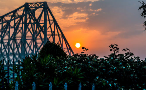 Howrah bridge, kolkata, india