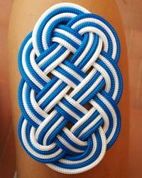 Close-up of blue pattern