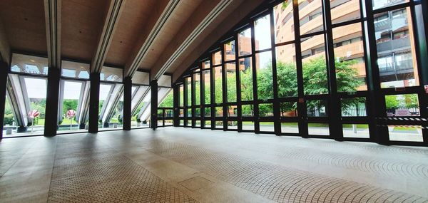 Empty corridor of building