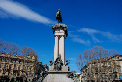 Monument to vittorio emanuele ii in turin, italy