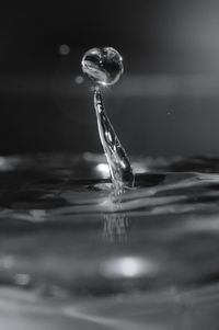 Close-up of water splashing