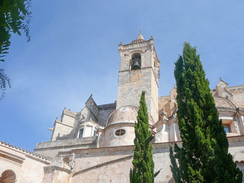 Low angle view of church against sky