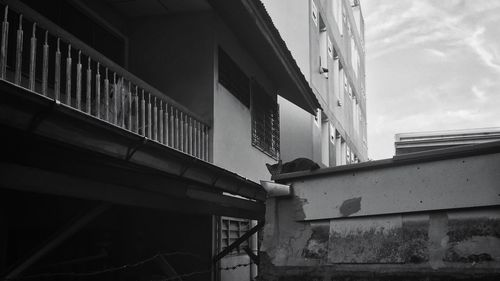 Low angle view of building against sky