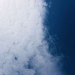 Low angle view of clouds in sky