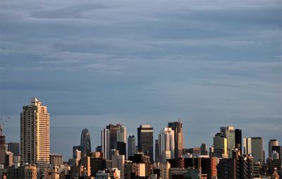 City skyline against sky