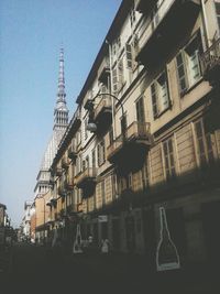 Low angle view of building against sky