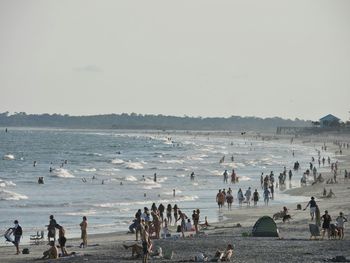 People at beach