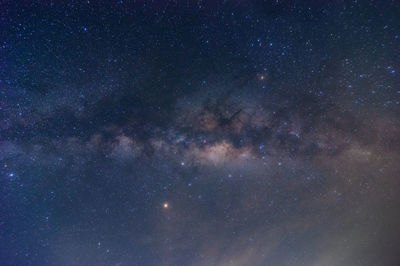 Full frame shot of star field milky way galaxy