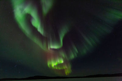 Low angle view of sky at night