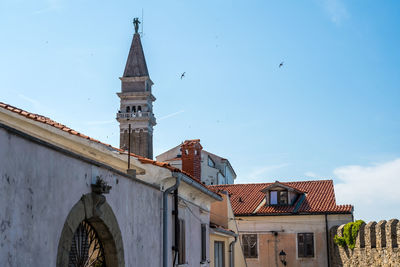 Low angle view of building against sky