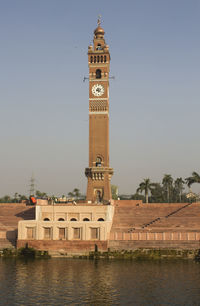 Clock tower at waterfront