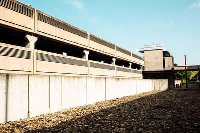 Low angle view of building against sky