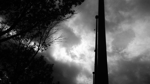 Low angle view of cloudy sky