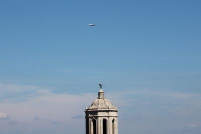 High section of girona cathedral against sky