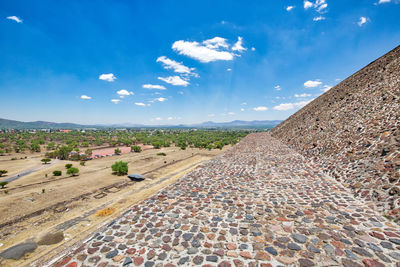 Panoramic view of landscape against sky