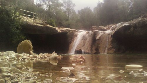 Water splashing in water