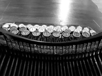 Close-up of coins