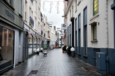 Street amidst buildings in city