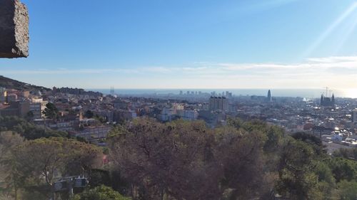 View of cityscape against sky