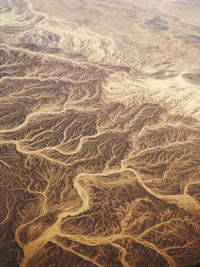 Full frame shot of desert land