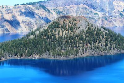 Scenic view of lake