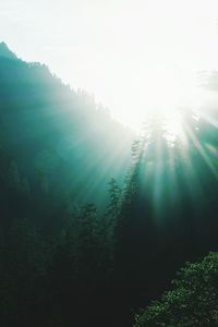 Scenic view of mountain against sky