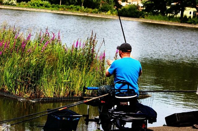 Man fishing