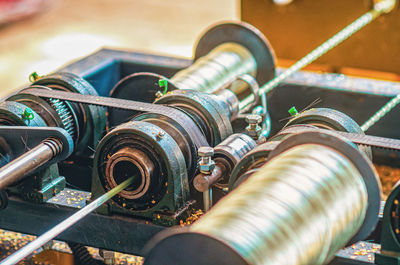 Industrial equipment for production of plastic construction fittings, rubber gears, metal bearing