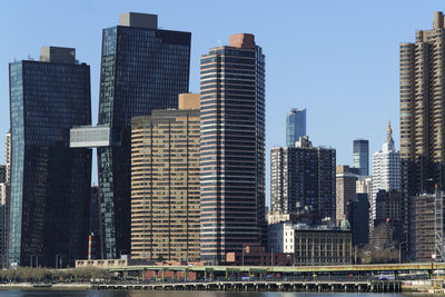 Manhattan skyline, the copper, the corinthian, 630 first ave, horizon condominium buildings ny city