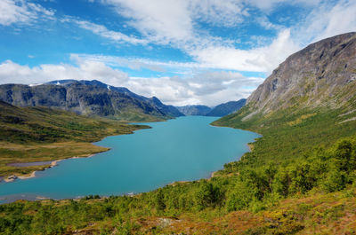 Jotunheimen national park glacier norway taken in 2017