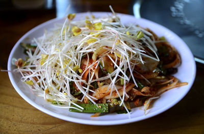 Close-up of food in plate