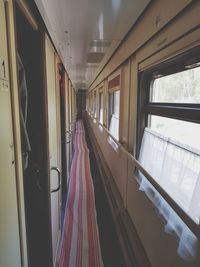 Interior of train