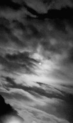 Low angle view of storm clouds in sky