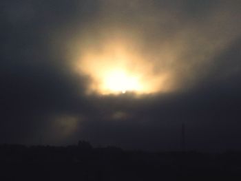 Scenic view of sky at sunset