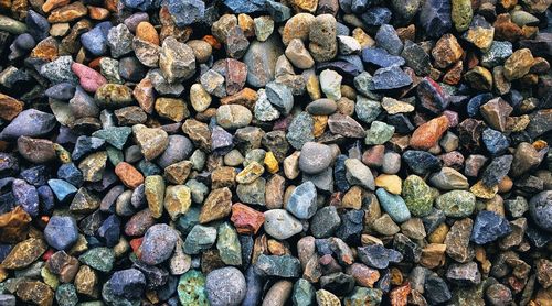 Full frame shot of stones