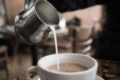 Close-up of coffee cup