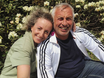 Portrait of a smiling young couple