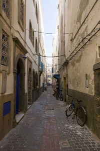 Bicycles on street