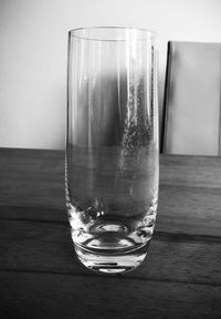 Close-up of glass on table