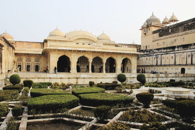 View of historical building against clear sky