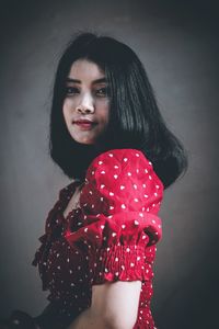 Portrait of a beautiful young woman