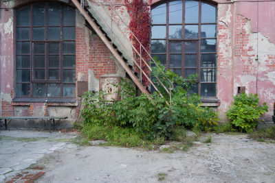 View of abandoned building