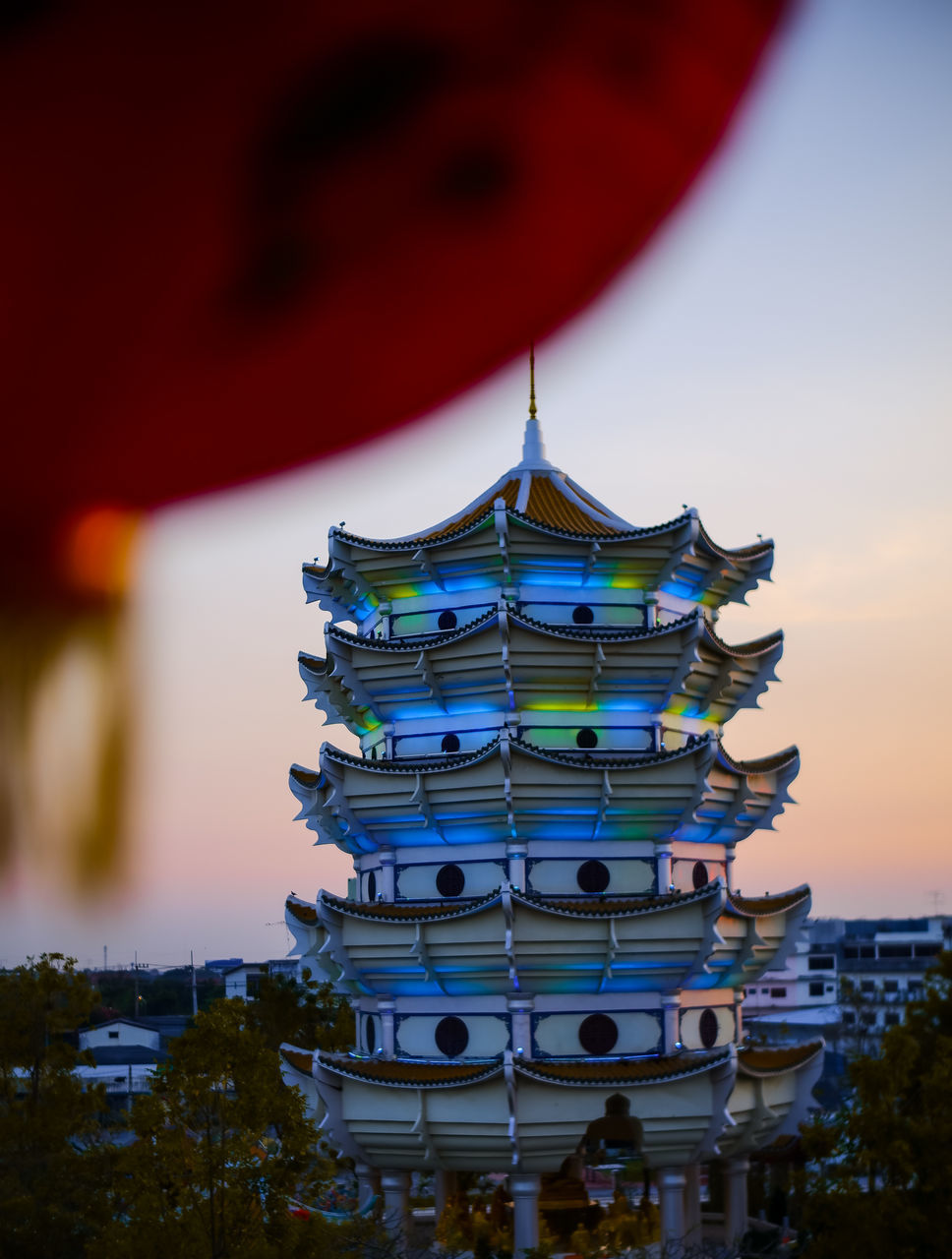 TRADITIONAL BUILDING AGAINST SKY