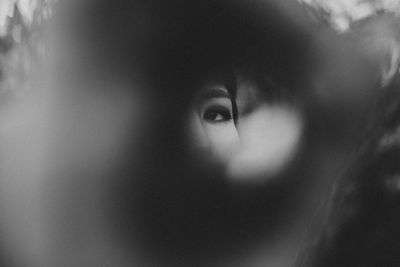 Close-up portrait of woman