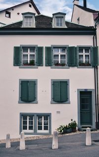 Exterior of building in town