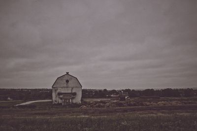 Rural landscape at dusk