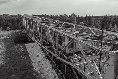 Panoramic shot of bridge against sky