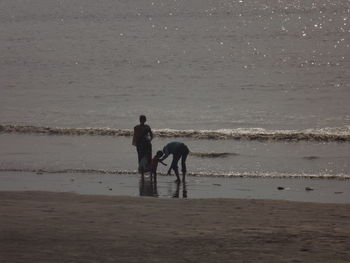 People on beach