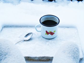 Close-up of drink on table