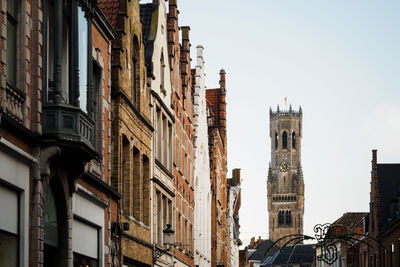 Low angle view of buildings against sky